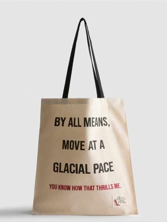 Primark Handbags - The Devil Wear Prada Movie I Canvas Slogan Shopper Bag Primark
